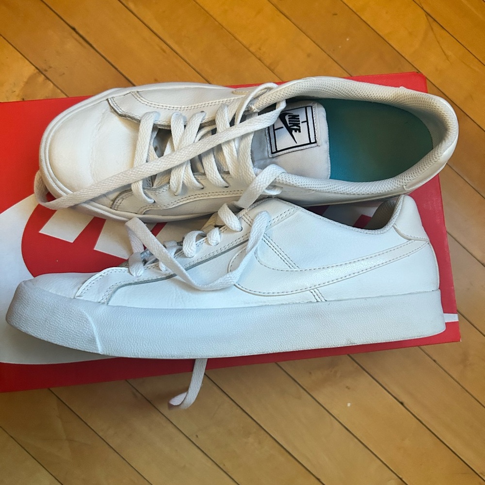 Nike White Low-Top Sneakers